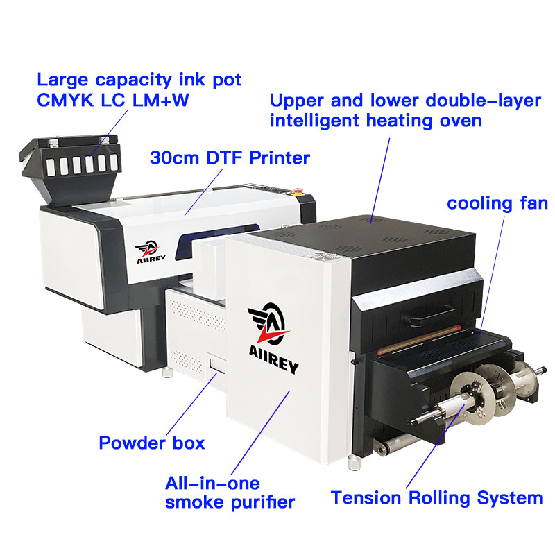 High Quality New L1119 Technology DTF 40CM AIIREY Factory Selling T-Shirt Pet Film Printer Machine T-Shirt Printer