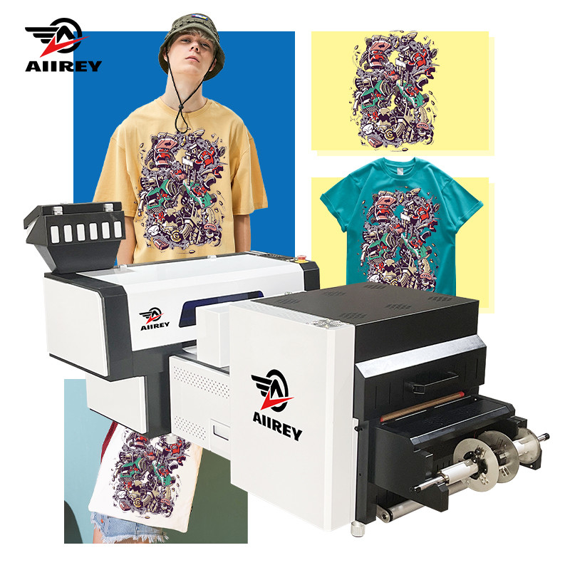 A2 CMYK DTF T শার্ট প্রিন্টার মেশিন ডাবল EPSON I3200 হেডস Dtf মিনি শেকার
